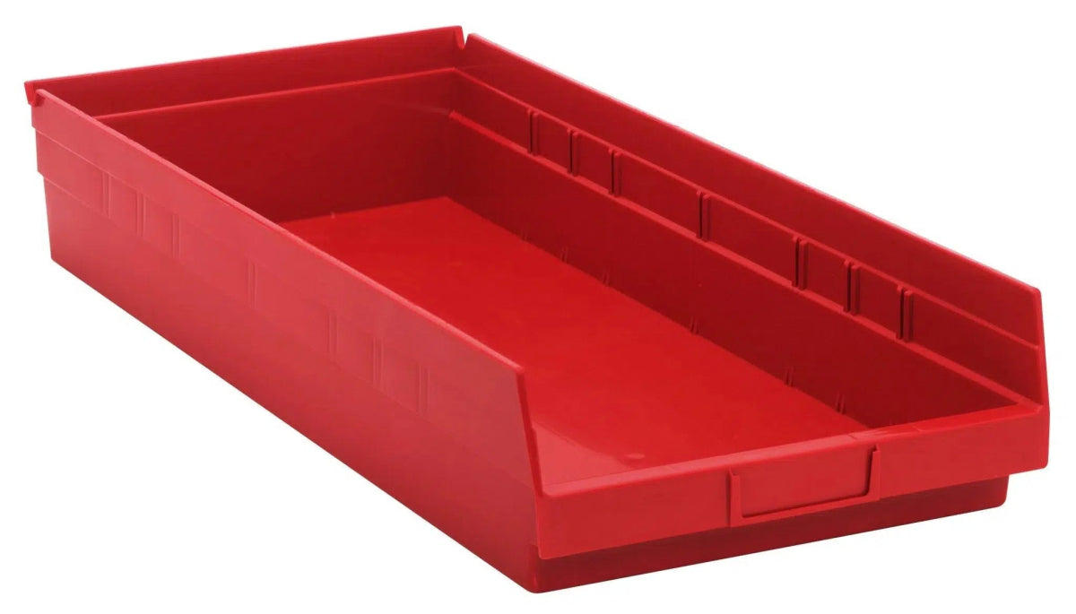 QSB116 | Carton of 6 - Plastic Shelf Bins > 4" High Shelf Bins - Industrial 4 Less