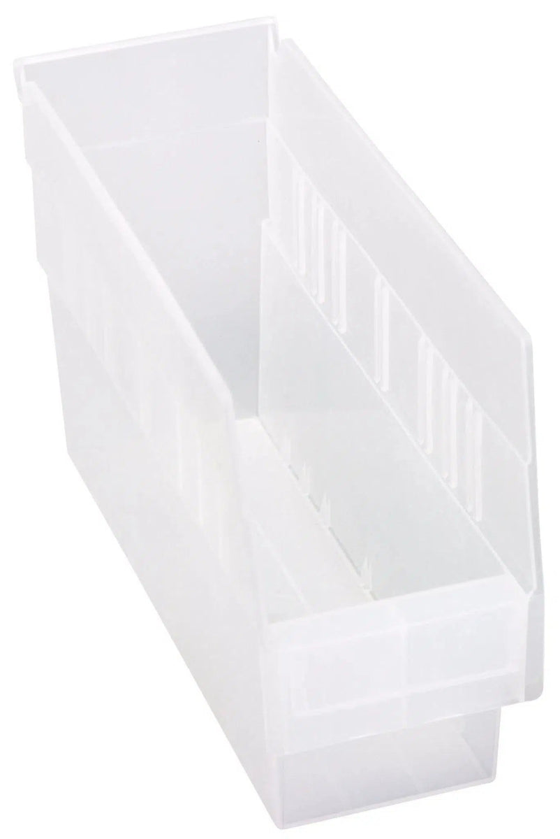 QSB201 | Carton of 36 - Plastic Shelf Bins > 6" High Shelf Bins - Industrial 4 Less