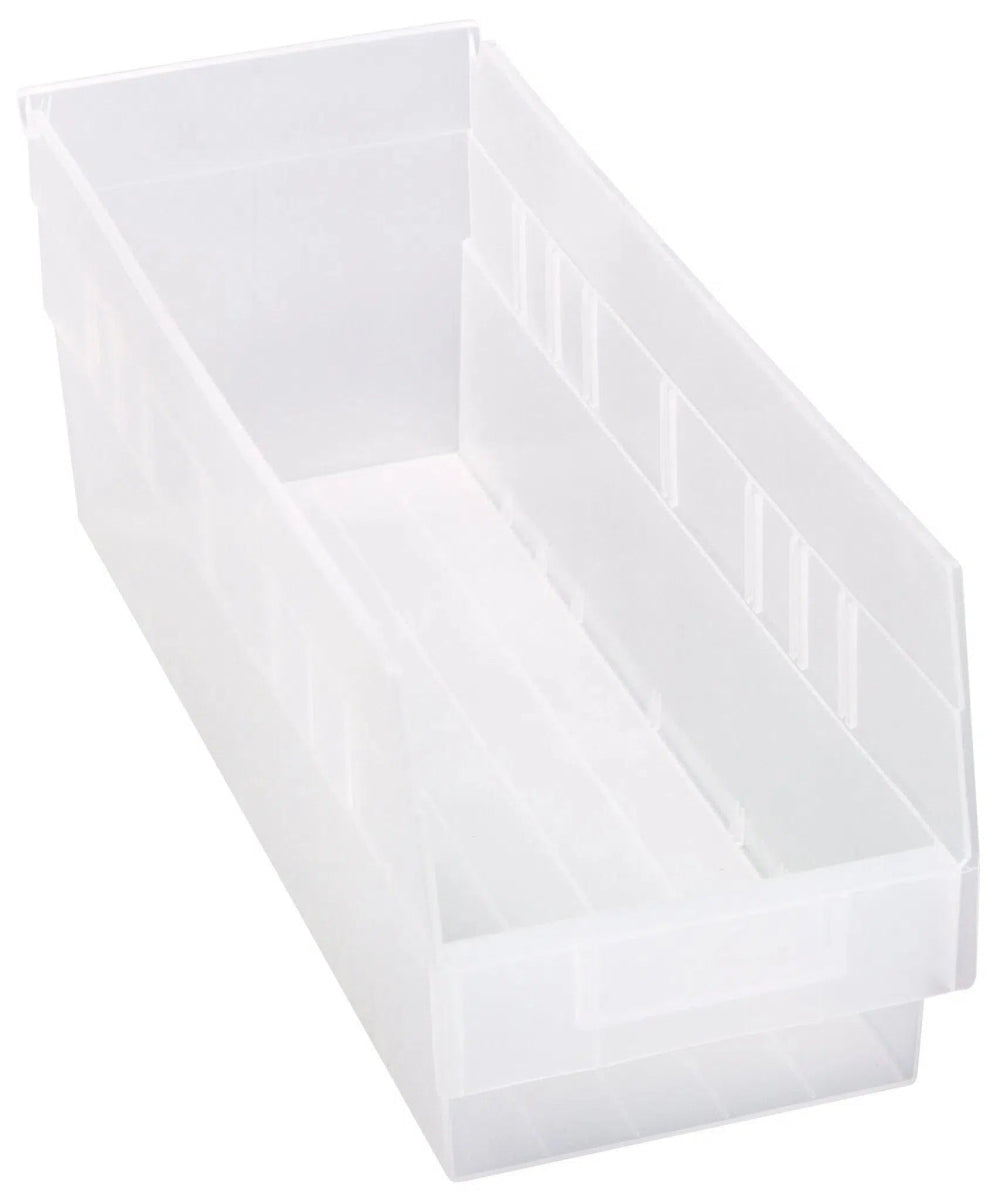 QSB204 | Carton of 20 - Plastic Shelf Bins > 6" High Shelf Bins - Industrial 4 Less