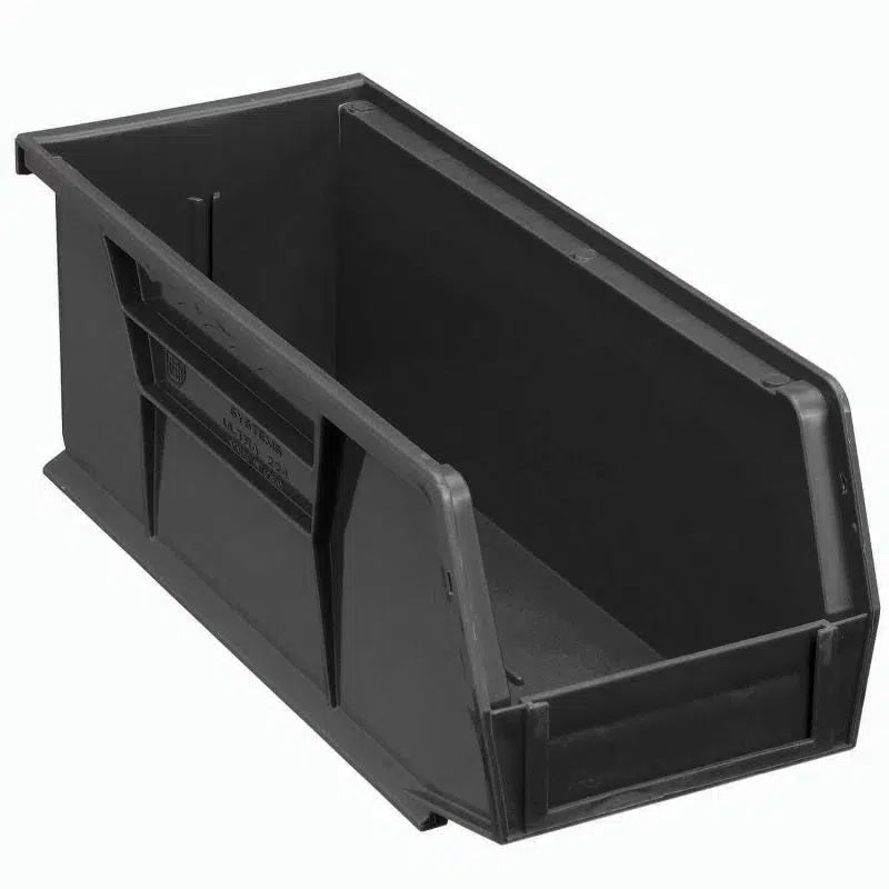 QUS224 | Carton of 12 - Industrial Storage Bins > Stackable Plastic Bins > Ultra Stack and Hang Bins - Industrial 4 Less