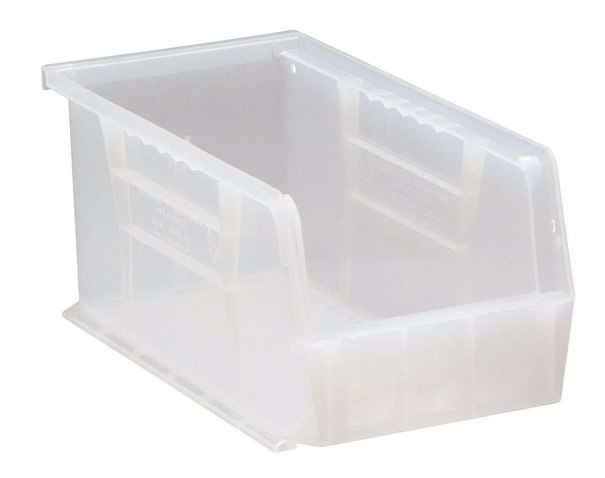 QUS230 | Carton of 12 - Industrial Storage Bins > Stackable Plastic Bins > Ultra Stack and Hang Bins - Industrial 4 Less