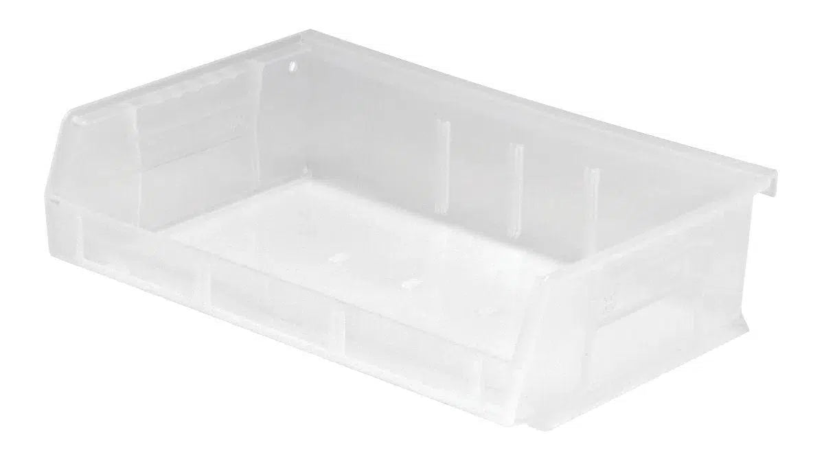 QUS232 | Carton of 8 - Industrial Storage Bins > Stackable Plastic Bins > Ultra Stack and Hang Bins - Industrial 4 Less