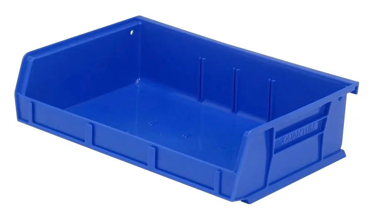 QUS232 | Carton of 8 - Industrial Storage Bins > Stackable Plastic Bins > Ultra Stack and Hang Bins - Industrial 4 Less