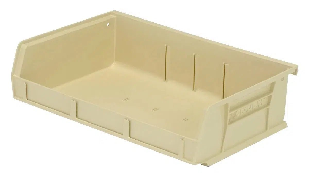 QUS232 | Carton of 8 - Industrial Storage Bins > Stackable Plastic Bins > Ultra Stack and Hang Bins - Industrial 4 Less