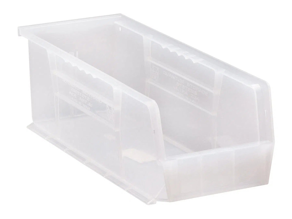 QUS234 | Carton of 12 - Industrial Storage Bins > Stackable Plastic Bins > Ultra Stack and Hang Bins - Industrial 4 Less