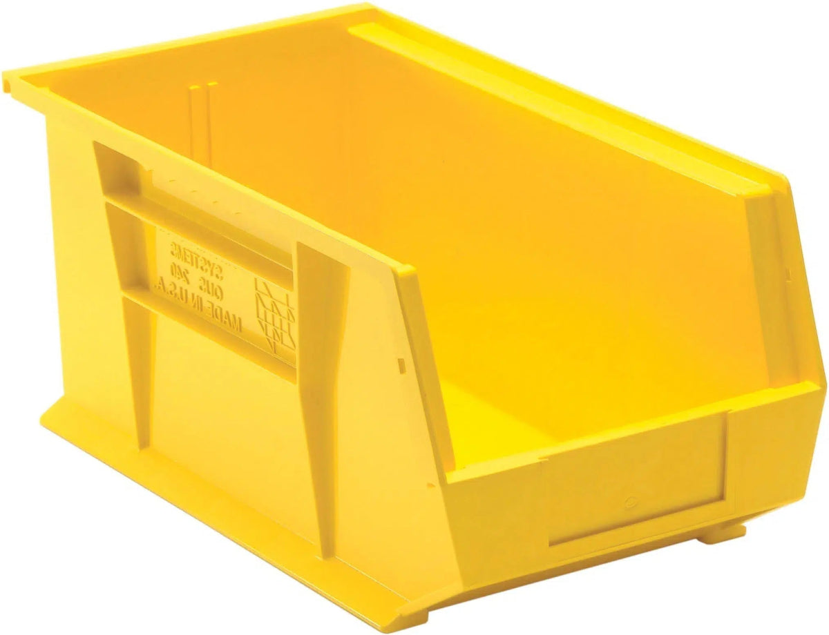 QUS240 | Carton of 12 - Industrial Storage Bins > Stackable Plastic Bins > Ultra Stack and Hang Bins - Industrial 4 Less