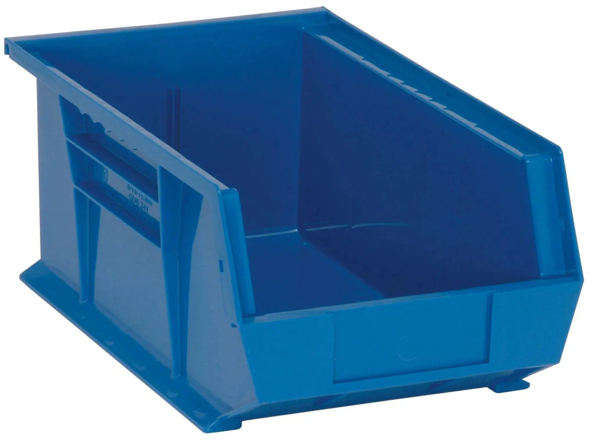 QUS241 | Carton of 12 - Industrial Storage Bins > Stackable Plastic Bins > Ultra Stack and Hang Bins - Industrial 4 Less