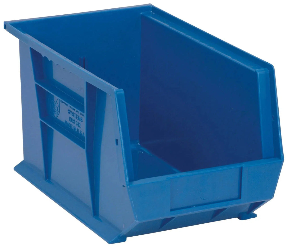 QUS242 | Carton of 12 - Industrial Storage Bins > Stackable Plastic Bins > Ultra Stack and Hang Bins - Industrial 4 Less