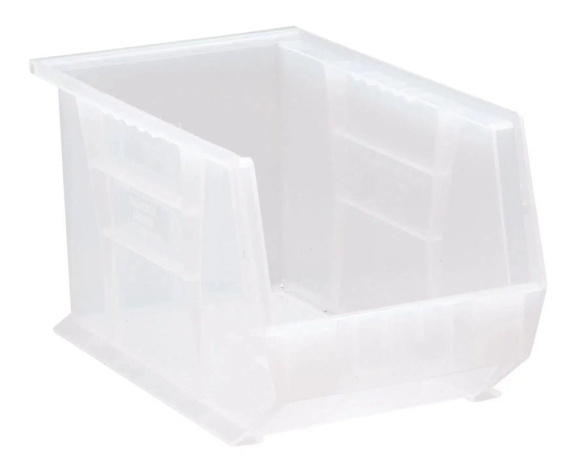 QUS242 | Carton of 12 - Industrial Storage Bins > Stackable Plastic Bins > Ultra Stack and Hang Bins - Industrial 4 Less