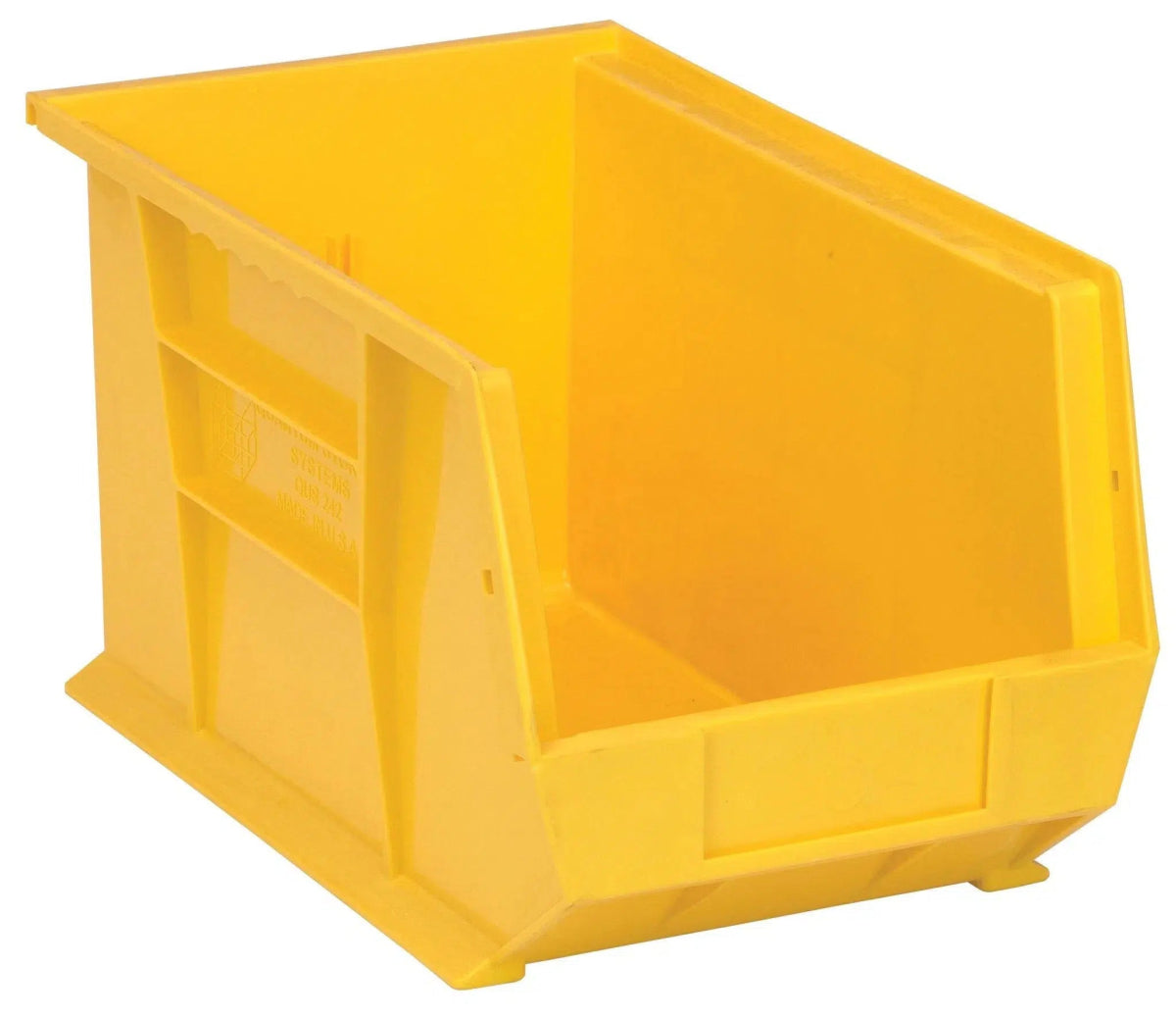 QUS242 | Carton of 12 - Industrial Storage Bins > Stackable Plastic Bins > Ultra Stack and Hang Bins - Industrial 4 Less