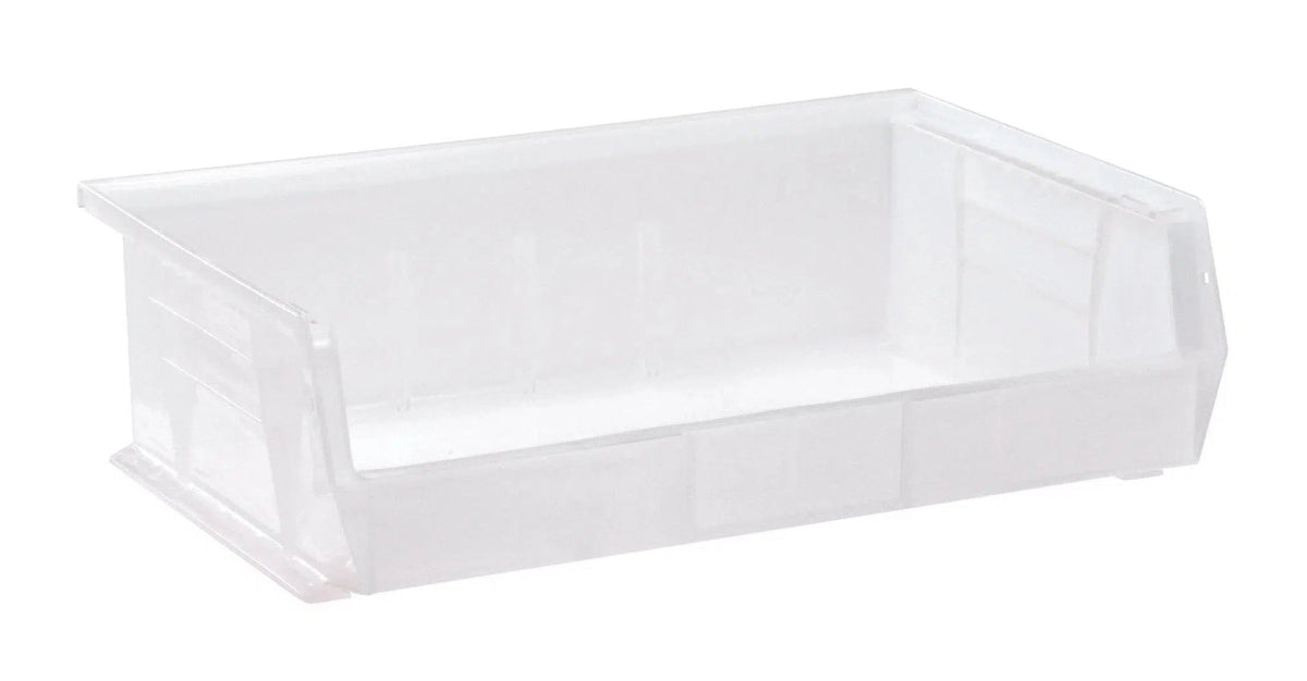 QUS245 | Carton of 6 - Industrial Storage Bins > Stackable Plastic Bins > Ultra Stack and Hang Bins - Industrial 4 Less