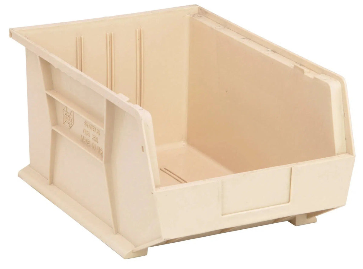 QUS255 | Carton of 4 - Industrial Storage Bins > Stackable Plastic Bins > Ultra Stack and Hang Bins - Industrial 4 Less