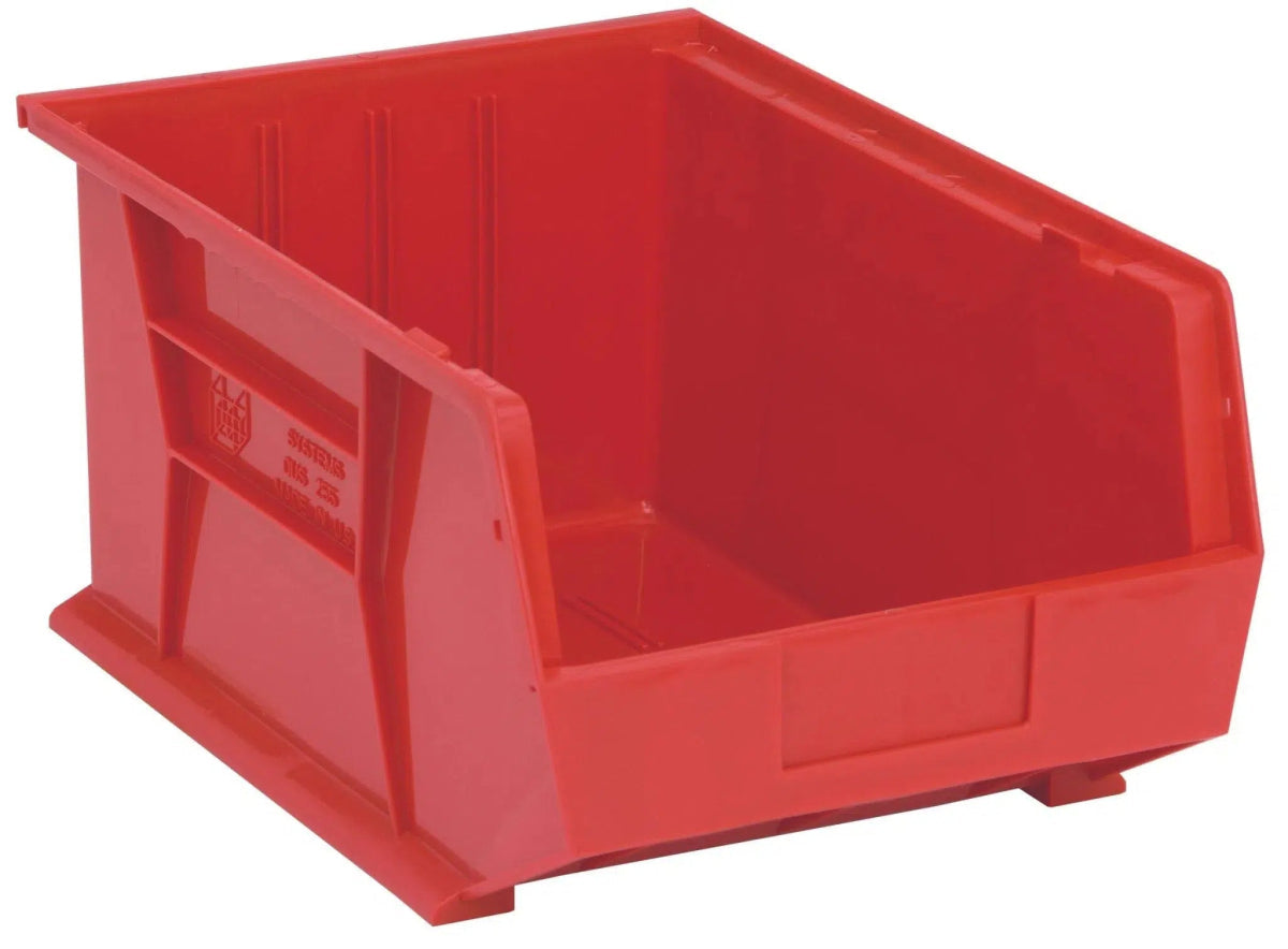 QUS255 | Carton of 4 - Industrial Storage Bins > Stackable Plastic Bins > Ultra Stack and Hang Bins - Industrial 4 Less