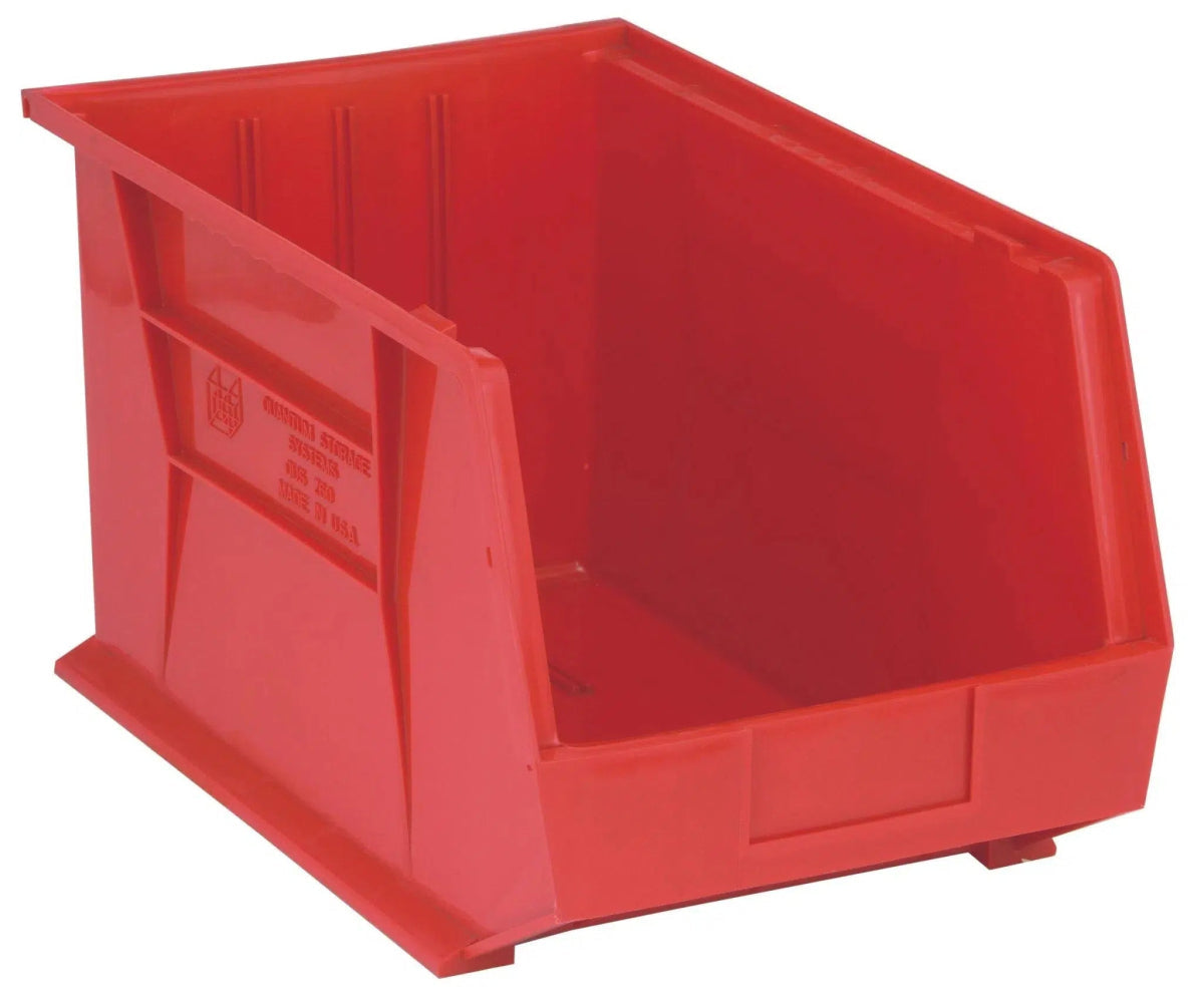 QUS260 | Carton of 4 - Industrial Storage Bins > Stackable Plastic Bins > Ultra Stack and Hang Bins - Industrial 4 Less