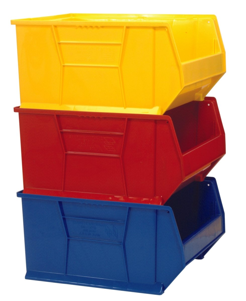 QUS950 | Carton of 6 - Industrial Storage Bins > Stackable Plastic Bins > 24" Deep Stackable Bins - Industrial 4 Less