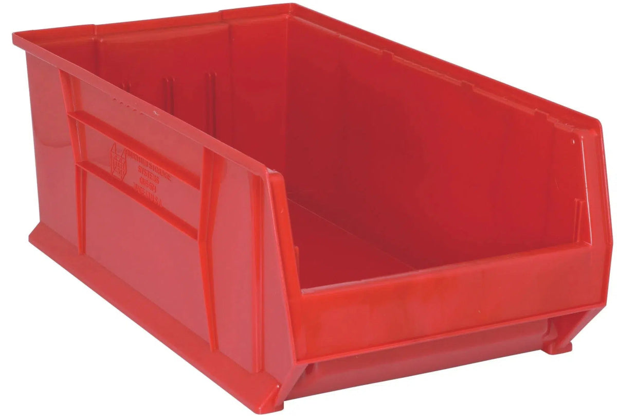 QUS974 | Carton of 6 - Industrial Storage Bins > Stackable Plastic Bins > 30" Deep Stackable Bins - Industrial 4 Less