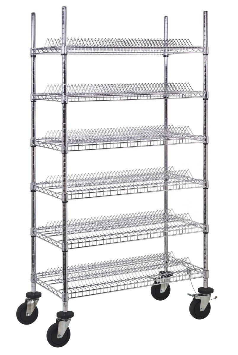 Smt Storage Racks SMT Reel Shelving Carts - ESD Safe, Conductive Reel Carts