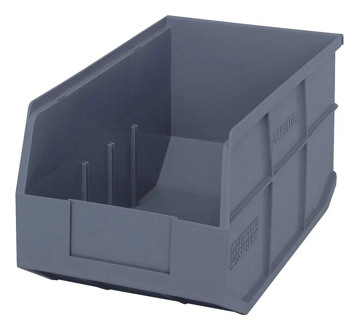 SSB443 | Carton of 12 - Industrial Storage Bins > Stackable Plastic Bins > Stackable Shelf Bins - Industrial 4 Less