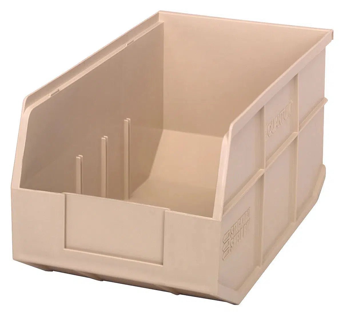 SSB443 | Carton of 12 - Industrial Storage Bins > Stackable Plastic Bins > Stackable Shelf Bins - Industrial 4 Less