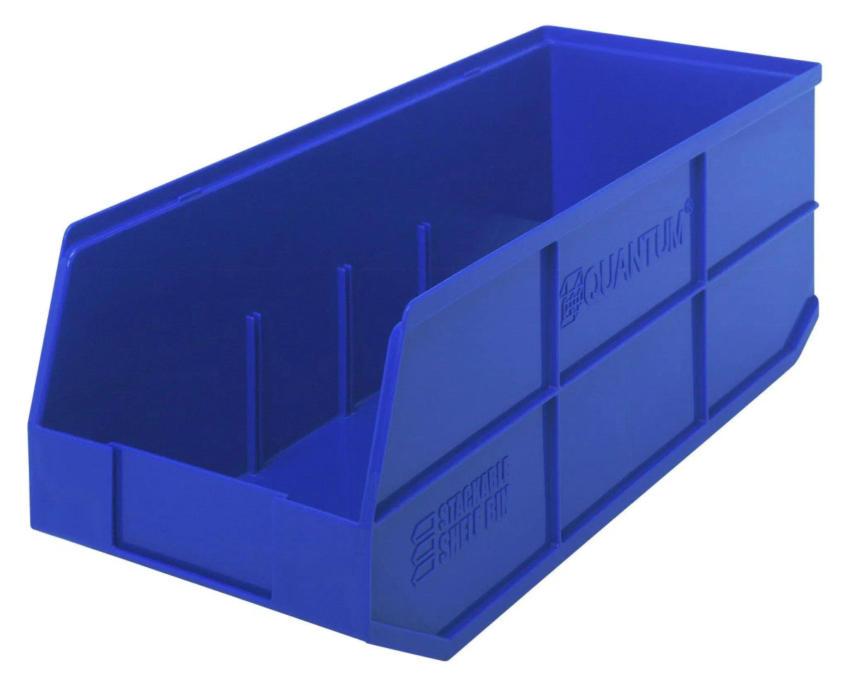 SSB483 | Carton of 6 - Industrial Storage Bins > Stackable Plastic Bins > Stackable Shelf Bins - Industrial 4 Less