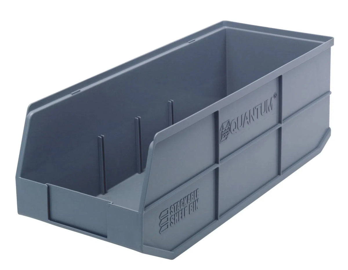 SSB483 | Carton of 6 - Industrial Storage Bins > Stackable Plastic Bins > Stackable Shelf Bins - Industrial 4 Less