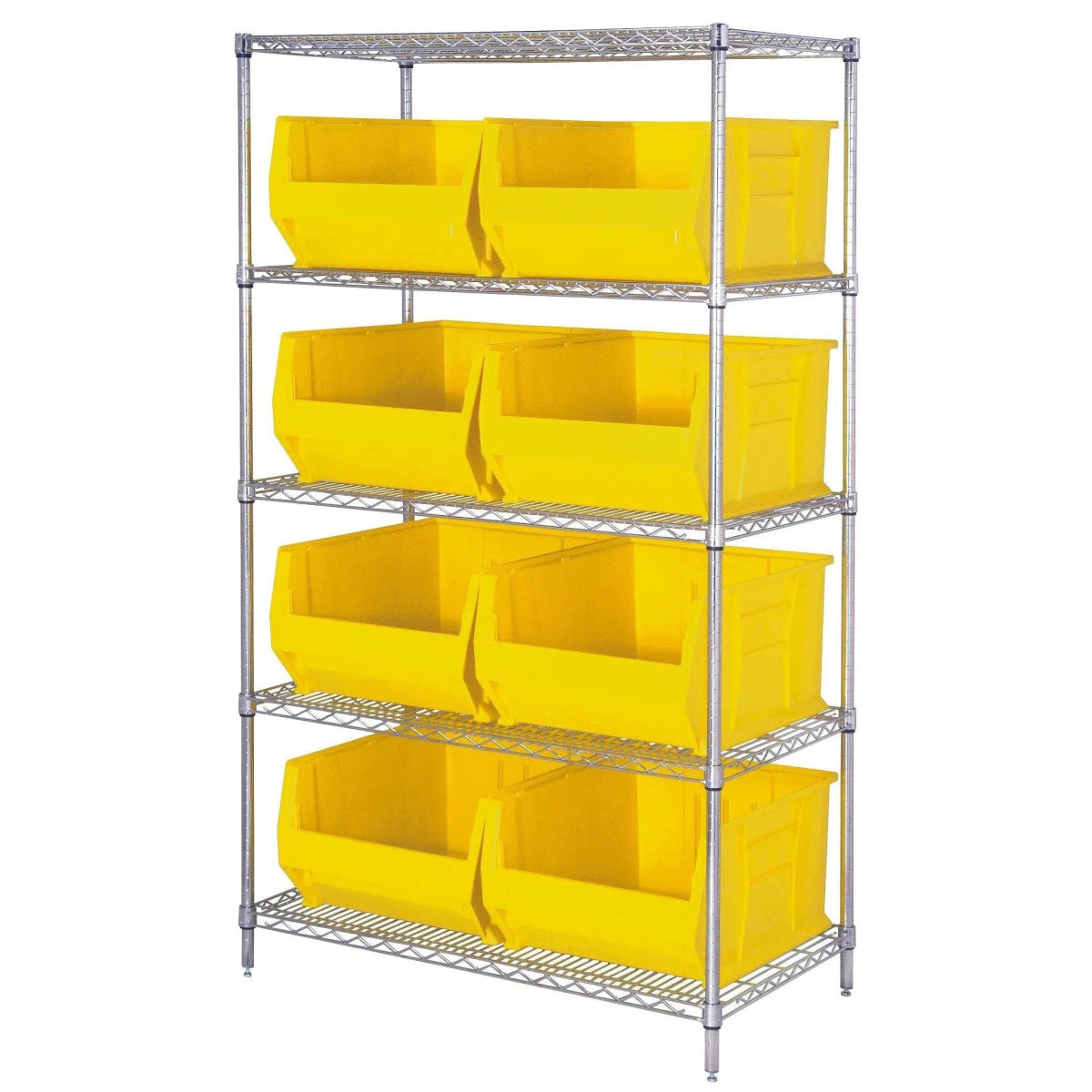 WR5 - 975 | 30" x 42" x 74" Shelving Unit with 8 Bins - Industrial 4 Less