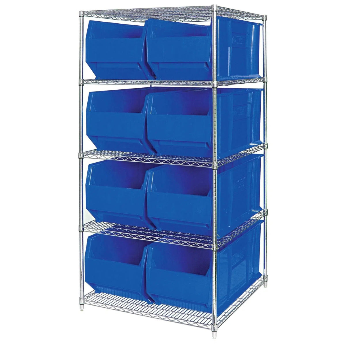 WR5 - 995 | 36" x 48" x 74" Shelving Unit with 8 Bins - Industrial 4 Less