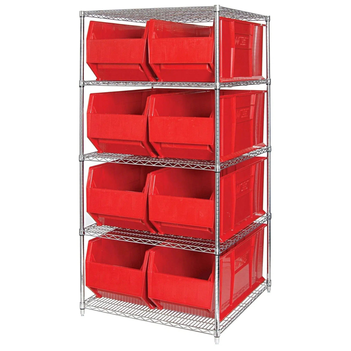 WR5 - 995 | 36" x 48" x 74" Shelving Unit with 8 Bins - Industrial 4 Less