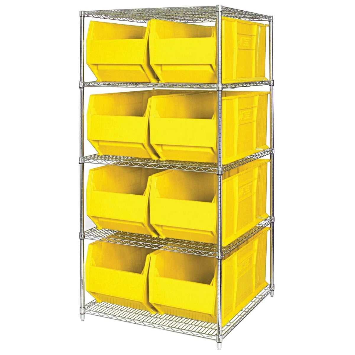 WR5 - 995 | 36" x 48" x 74" Shelving Unit with 8 Bins - Industrial 4 Less