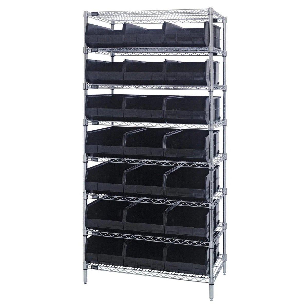 WR8 - 445 | 14" x 36" x 74" Shelving Unit with 21 Bins - Industrial 4 Less