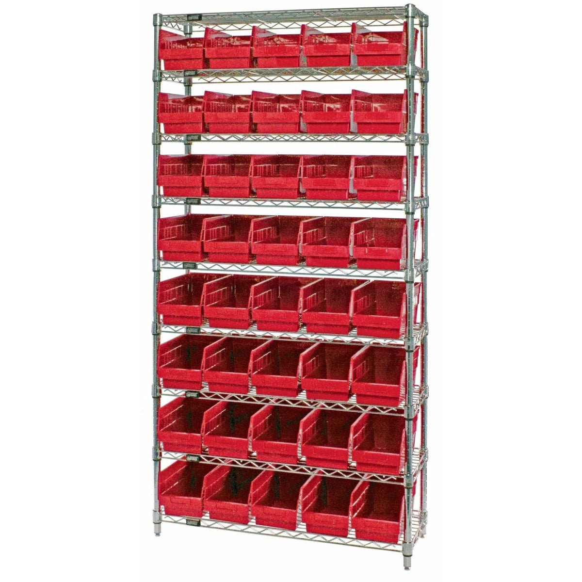 WR9 - 206 | 24" x 36" x 74" Shelving Unit with 40 Bins - Industrial 4 Less