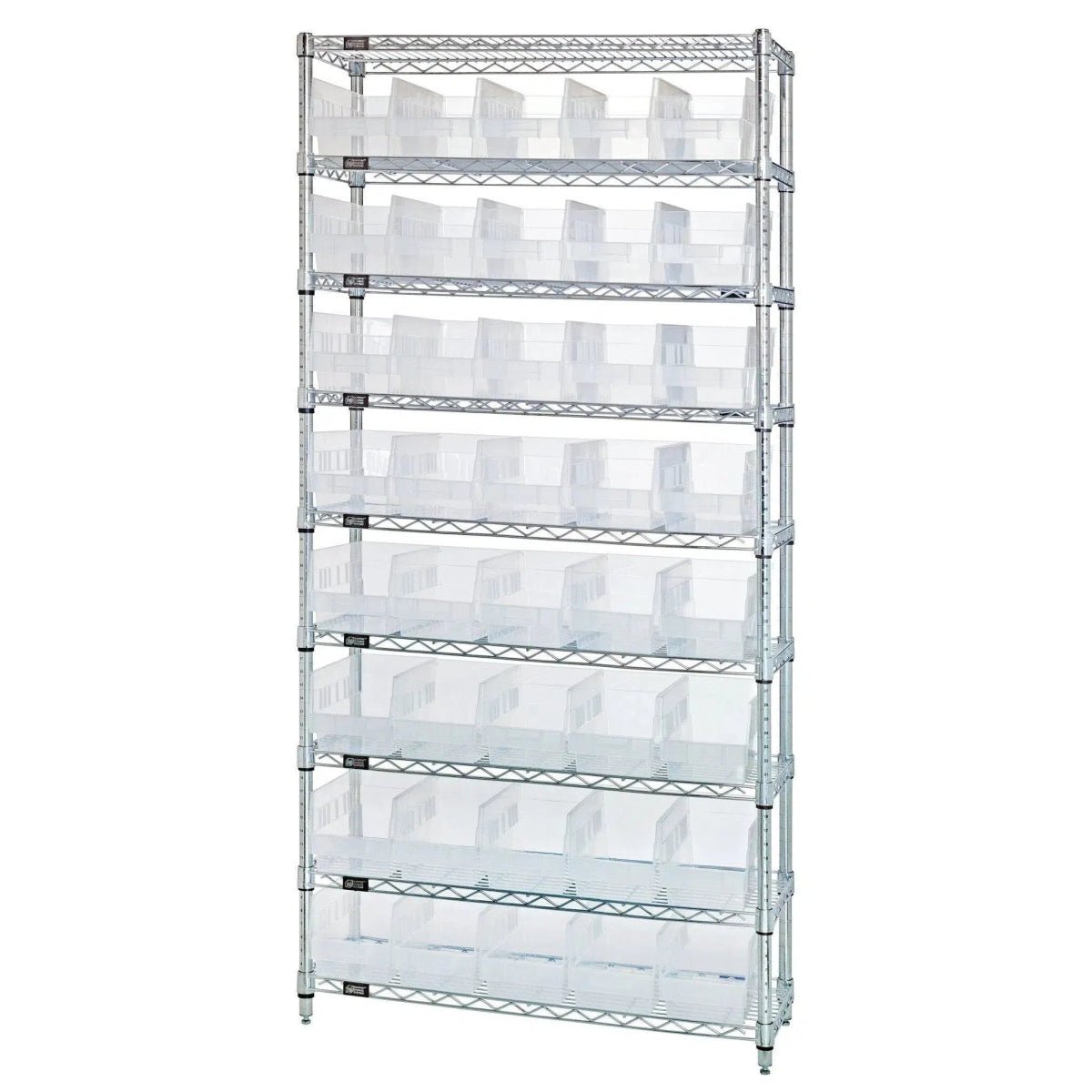 WR9 - 206 | 24" x 36" x 74" Shelving Unit with 40 Bins - Industrial 4 Less