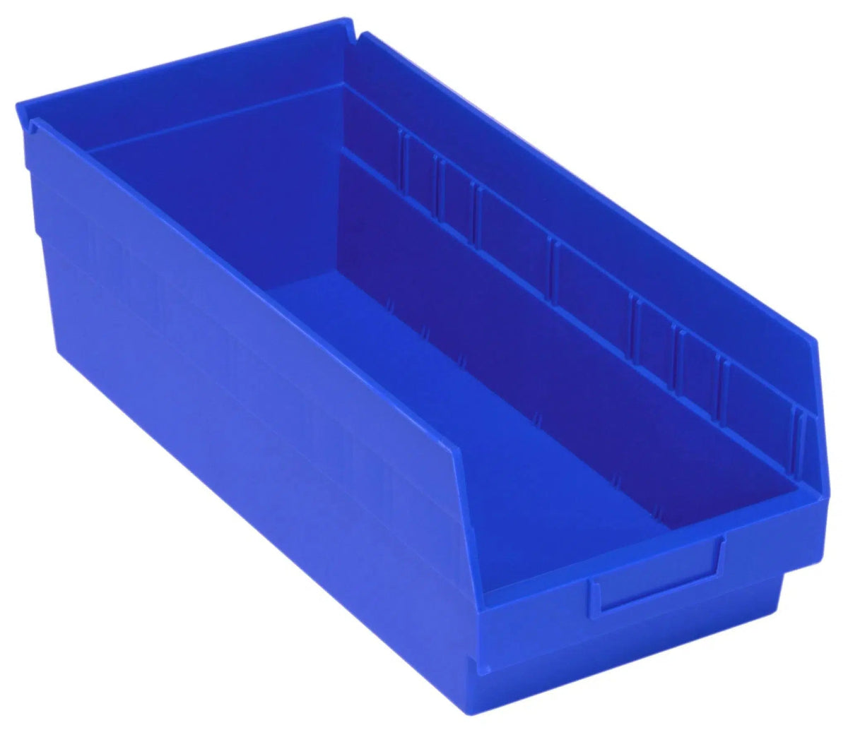 Global Industrial™ Plastic Nesting Storage Shelf Bin 6-5/8W x 17-7/8D x  4H Blue - Pkg Qty 12