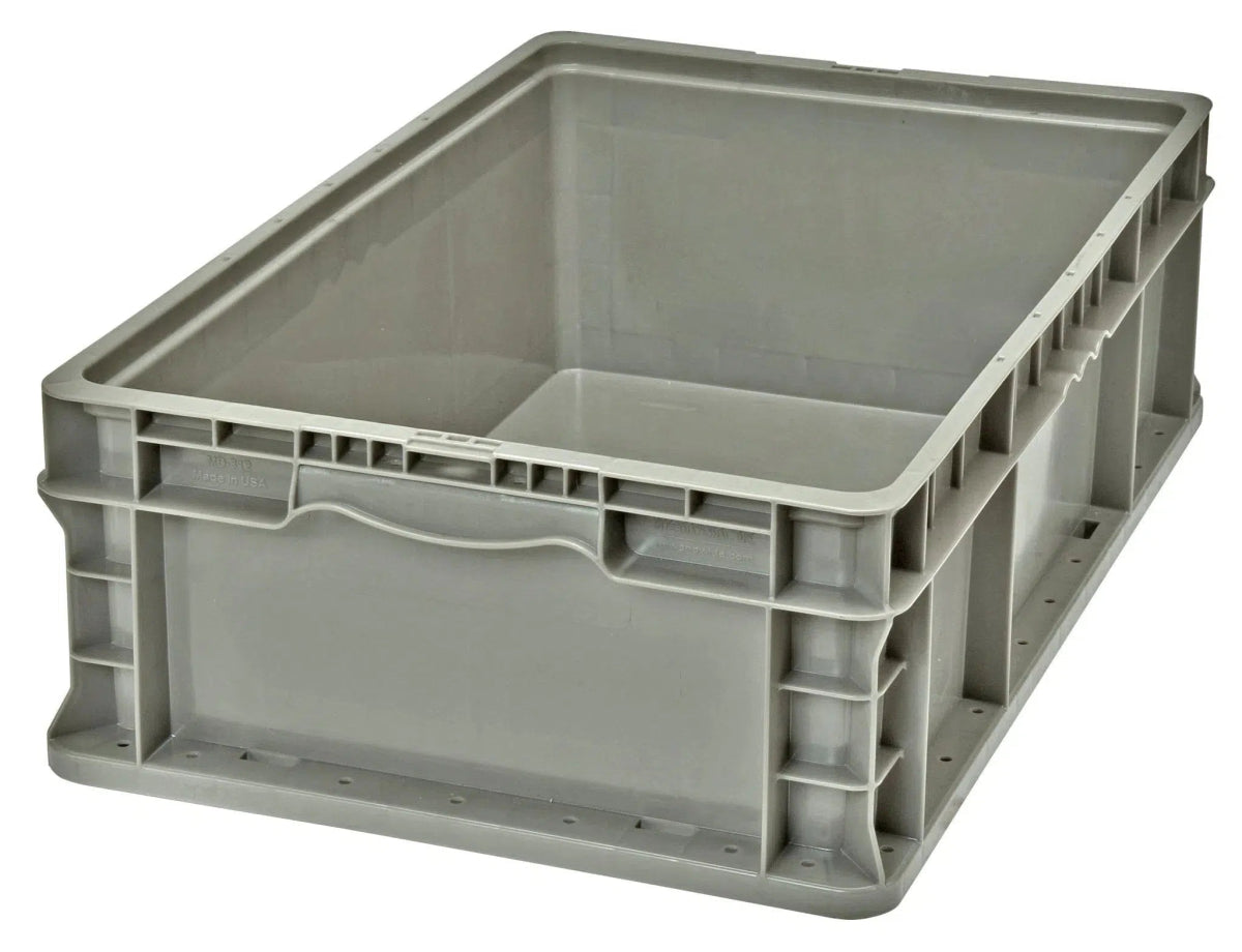 Narrow Stackable Plastic Utility Bin Clear, 5-1/2 x 14-3/4 x 5 H | The Container Store